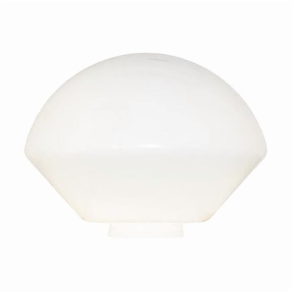 Meyda 277901 12 in. Wide Revival Schoolhouse Traditional Globe Shade - White Opal Glass