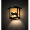 thumbnail image 1 of Meyda 29593 9 in. Seneca Moose Wall Sconce - Craftsman Brown & Beige, 1 of 2