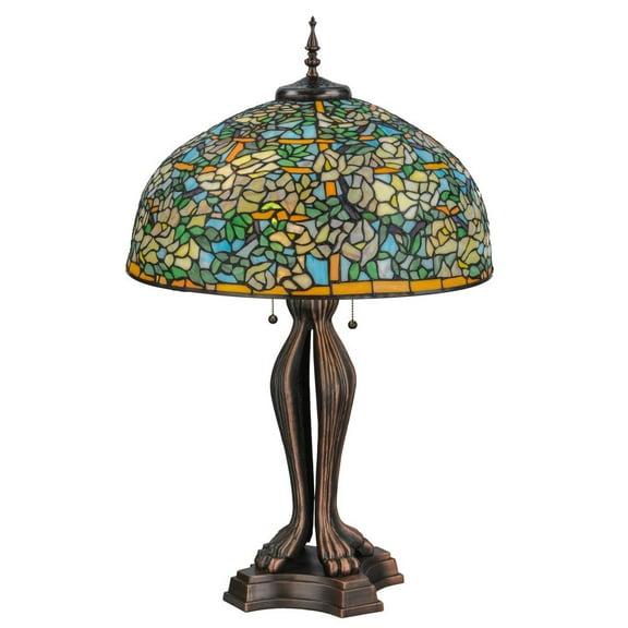 Meyda 35.5-inch Labernum Trellis Table Lamp - 35.5