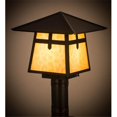 thumbnail image 1 of Meyda 45514 12.5 in. Stillwater Cross Mission Post Mount - Craftsman Brown, 1 of 6
