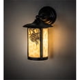 thumbnail image 1 of Meyda 51637 8 in. Wide Fulton Winter Pine Solid Mount Wall Sconce, 1 of 2