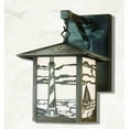 thumbnail image 1 of Meyda 51886 13 in. Seneca Lighthouse Straight Arm Wall Sconce - Verdigris & White, 1 of 2