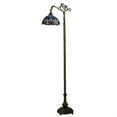 thumbnail image 1 of Meyda 63-inch Tiffany Hanginghead Dragonfly Bridge Arm Floor Lamp, 1 of 2