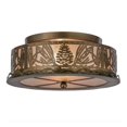 thumbnail image 1 of Meyda 65099 16 in. Mountain Pine Flushmount - Antique Copper, 1 of 7