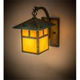 thumbnail image 1 of Meyda 84729 7 in. Seneca T Mission Curved Arm Wall Sconce, Bai Vintage Copper, 1 of 4