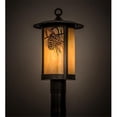 thumbnail image 1 of Meyda 90576 10 in. Fulton Winter Pine Post Mount, Bai Craftsman, 1 of 6