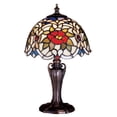 thumbnail image 1 of Meyda Tiffany Tiffany 13'' H Table Lamp with Bowl Shade, 1 of 2