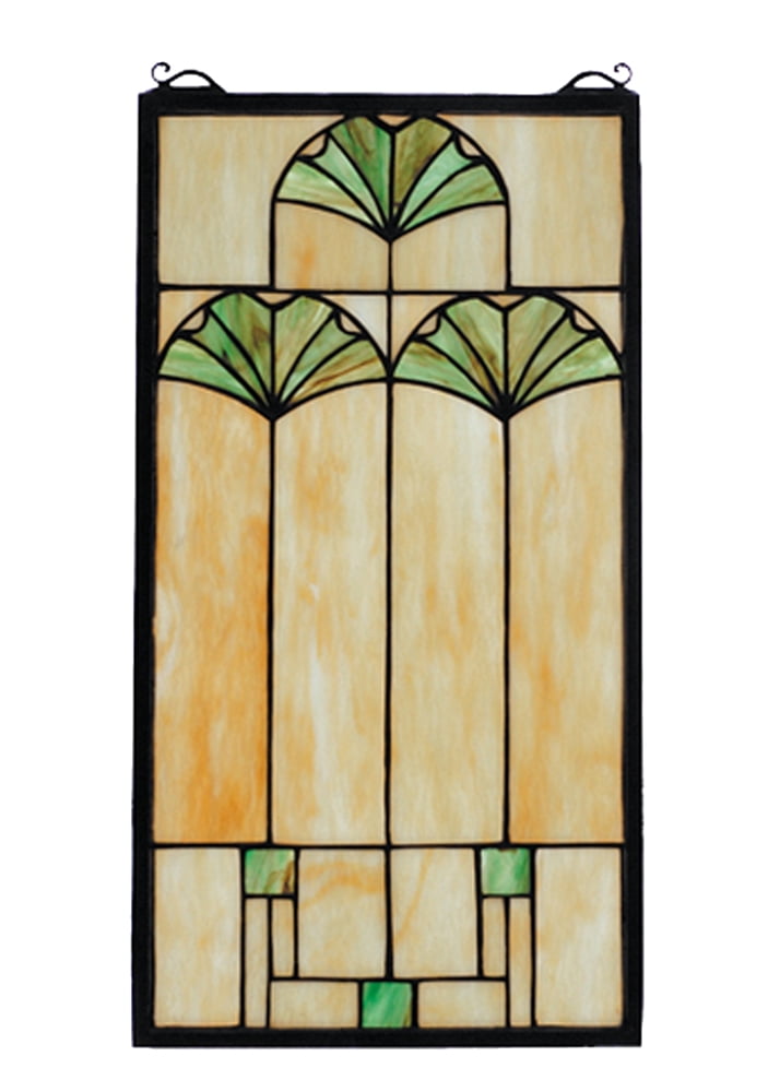 Gingko Window Meyda Tiffany 67787 Tiffany Ginko Stained Glass Tiffany Window from ...