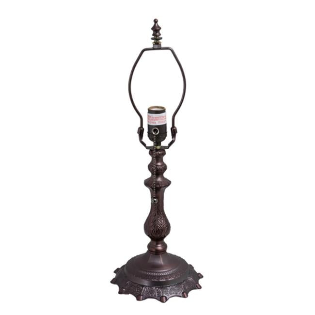 Mahogany Bronze 10.5" Stained Glass Lamp Base
