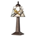 thumbnail image 1 of Meyda Tiffany 262793 Backyard Friends 15" Tall Buffet Table Lamp - MultiColor, 1 of 2