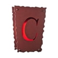 thumbnail image 1 of 12" Wide Personalized "C" Wall Sconce, 1 of 4