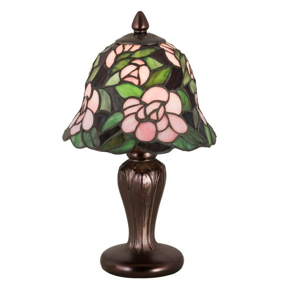 Meyda Lighting 13"H Begonia Mini Lamp