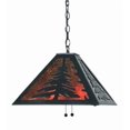 thumbnail image 1 of Meyda Lighting 15.5'Sq Lone Elk Pendant, Black/Amber Mica - 66895, 1 of 4