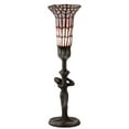 thumbnail image 1 of Meyda Lighting 15" High Stained Glass Pond Lily Nouveau Lady Accent Lamp, 1 of 2