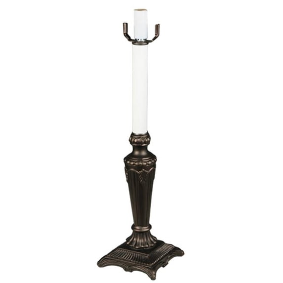 Meyda 16"h Fleur Fluted Table Base - 48381