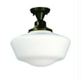 thumbnail image 1 of Meyda Lighting 16"W Revival Schoolhouse Traditional Globe Semi-Flushmount, 1 of 2