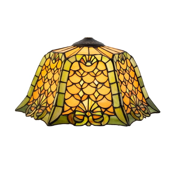 16" Wide Duffner & Kimberly Shell & Diamond Shade