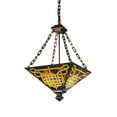 thumbnail image 1 of 47583 Meyda 17" Square Knotwork Mission Inverted Pendant, 1 of 1
