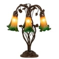 thumbnail image 1 of Meyda Tiffany 255800 Tiffany Pond Lily 6 Light 19" Tall Buffet Table Lamp - MultiColor, 1 of 2