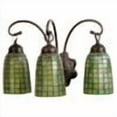 thumbnail image 1 of Meyda Tiffany 18640 Terra Verde 3 Light 18" Wide Bathroom Vanity Light - MultiColor, 1 of 2