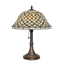 Meyda Lighting 19" High Diamond & Jewel Table Lamp