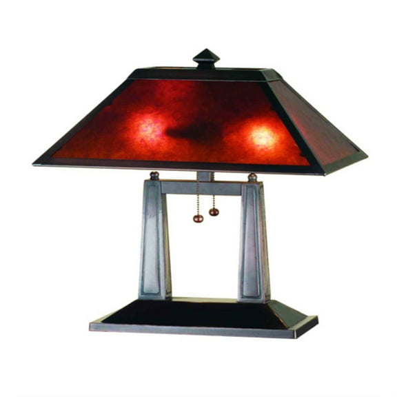 Meyda Lighting 20" High Sutter Oblong Table Lamp