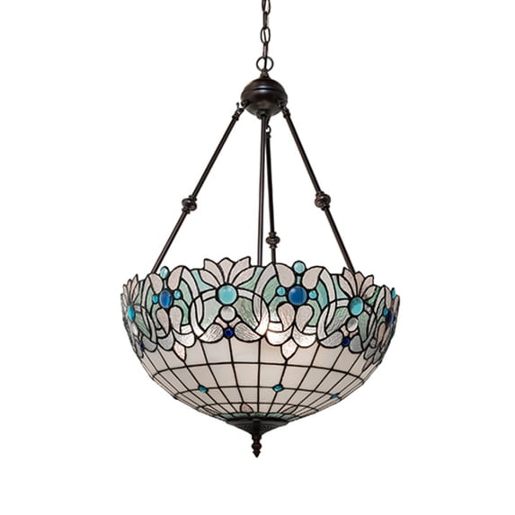 Meyda Tiffany 255703 3 Light 20" Wide Pendant - MultiColor