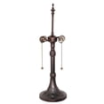 thumbnail image 1 of 21" High Jeweled Rose 2 Light "S" Cluster Table Base, 1 of 2