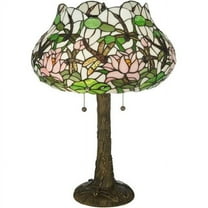 22.5"H Dragonfly Flower Table Lamp
