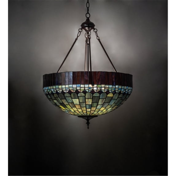 22" Wide Tiffany Candice Inverted Pendant
