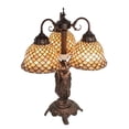 thumbnail image 1 of Meyda Tiffany 245477 Tiffany Fishscale 3 Light 23" Tall Buffet Table Lamp - MultiColor, 1 of 1