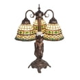 thumbnail image 1 of Meyda Tiffany 245484 Tiffany Roman 3 Light 23" Tall Buffet Table Lamp - MultiColor, 1 of 1
