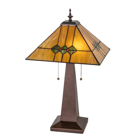 Meyda Lighting 24" High Martini Mission Table Lamp