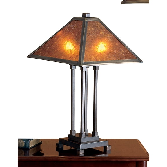 Meyda Tiffany 24217 Stained Glass / Tiffany Table Lamp From The Mica Missions Collection -