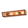 thumbnail image 1 of Meyda Lighting 24'W Cowboy & Steer Vanity Light, Rust/Silver Mica - 14396, 1 of 4