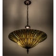 thumbnail image 1 of 24"W Tiffany Lotus Leaf Inverted Pendant, 1 of 5