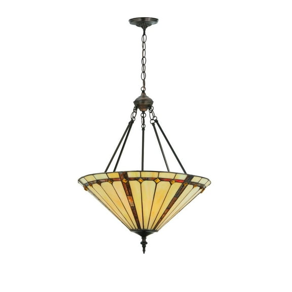 Meyda Lighting 24" Wide Belvidere Inverted Pendant