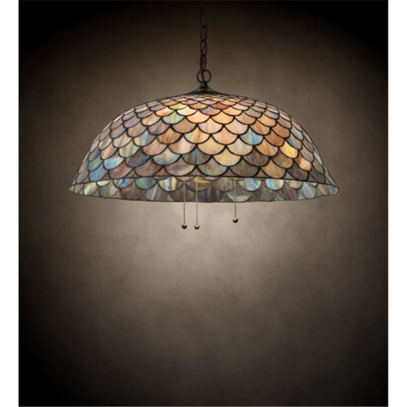Meyda Tiffany 142653 Tiffany 3 Light 24" Wide Pendant - MultiColor