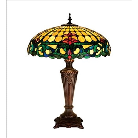 25"H Duffner & Kimberly Colonial Table Lamp