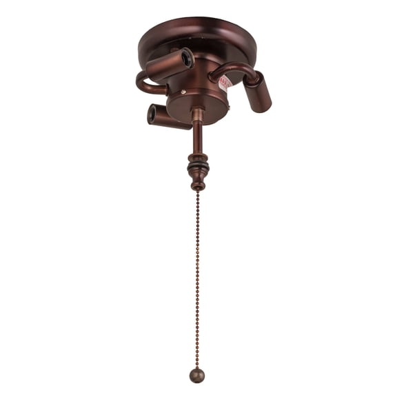 Meyda Tiffany 14815 3 Lt Pull Chn Flush Clstr