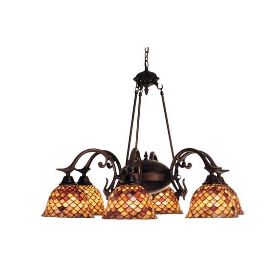 Tiffany Fishscale Chandelier
