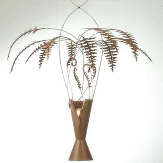 Meyda Tiffany 68546 Fern 2 Light 36" Wide Pendant - Rust