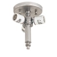 thumbnail image 1 of Meyda Tiffany 193640 Transitional Three Light Flushmount Hardware from Seneca collection in Pwt, Nckl, B/S, Slvr. finish, 5.00 inches, 1 of 1