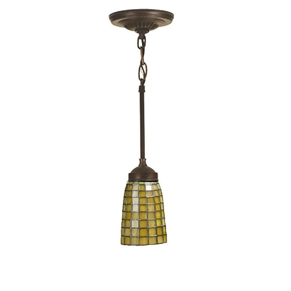 Meyda Lighting 5" Wide Terra Verde Mini Pendant