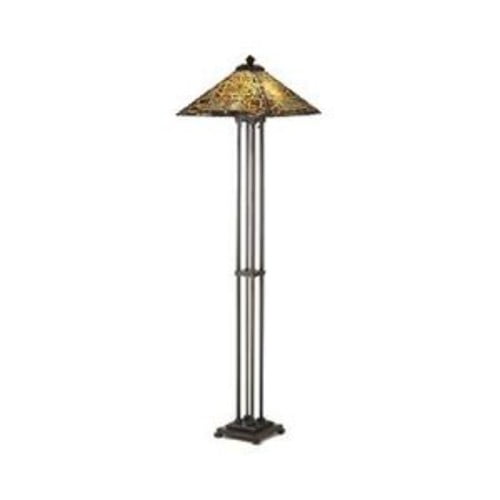 63"H Knotwork Mission Floor Lamp