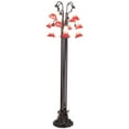 thumbnail image 1 of Meyda Lighting 63" High Pink Tiffany Pond Lily 12 Light Floor Lamp, 1 of 2