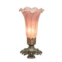 Meyda Lighting 7.5" High Lavender Pond Lily Mini Lamp