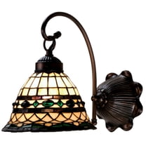 8"W Tiffany Roman Wall Sconce