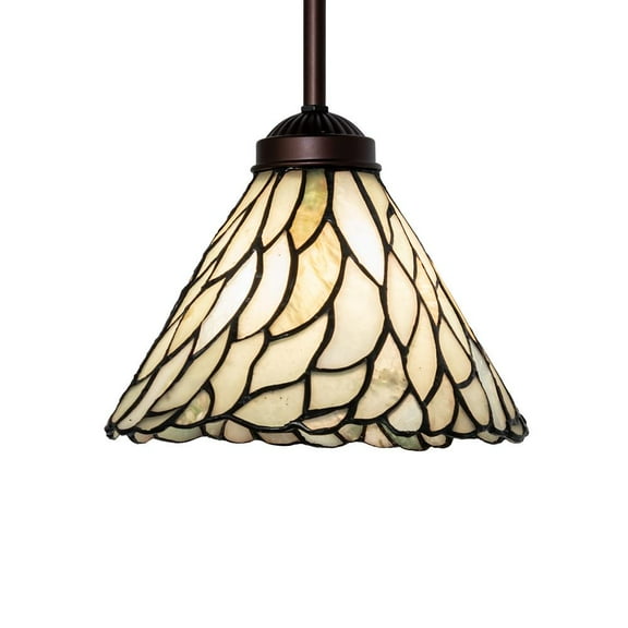 Meyda Lighting 8" Wide Jadestone Willow Mini Pendant