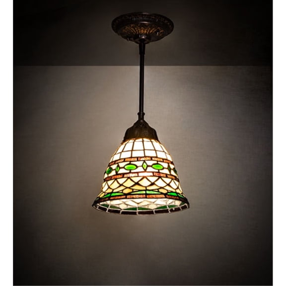 8" Wide Tiffany Roman Mini Pendant